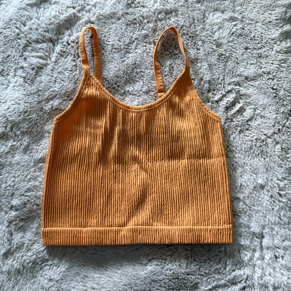 Orange tank top